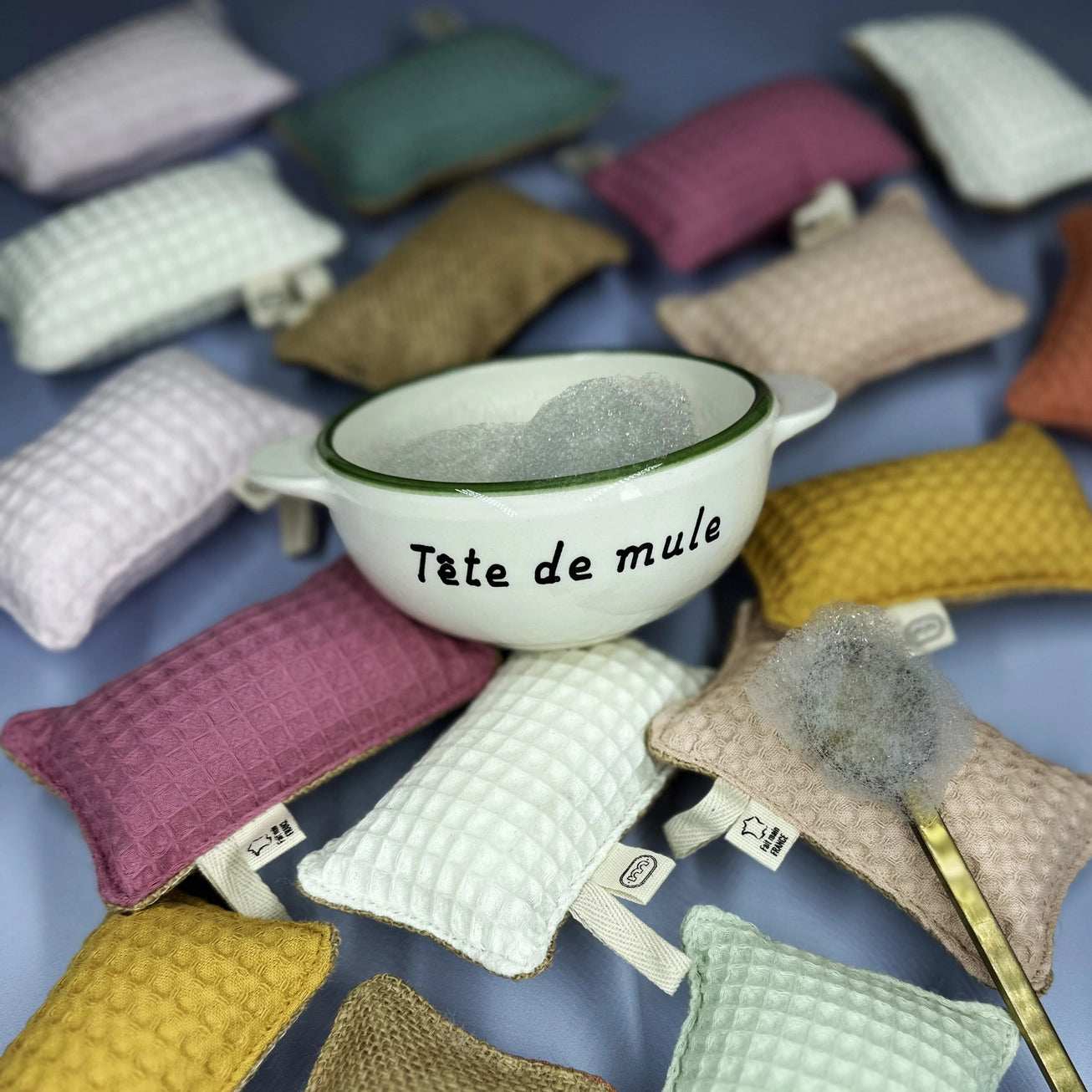 Organic Cotton & Jute Cleaning Sponge – Washable, Durable & Compostable