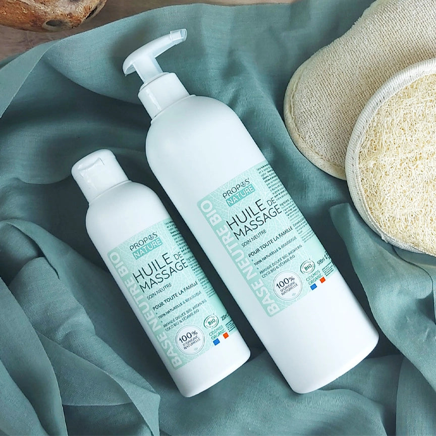 Organic Neutral Massage Oil – 200ml -