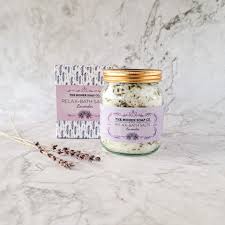 Relax Bath Salts (Lavender) – 320g Jar