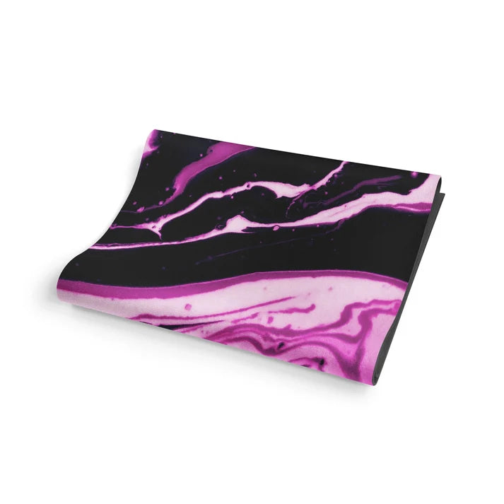 Travel Yoga Mat – Fuse with Slight Waves • Lightweight, Foldable & Non‑Slip Mat for Yoga Anywhere