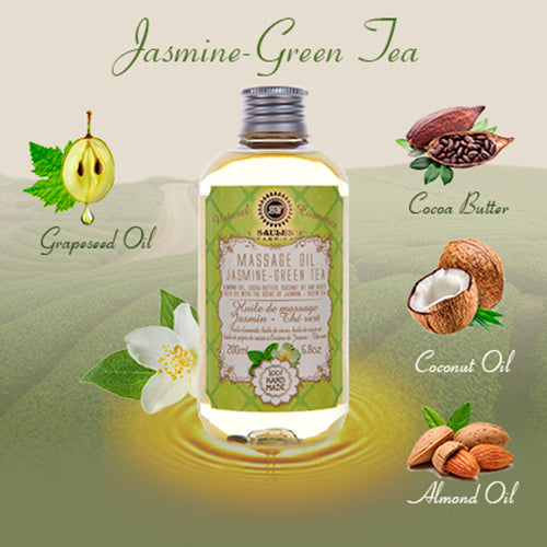 Massage Oil Jasmine-Green Tea 200ml
