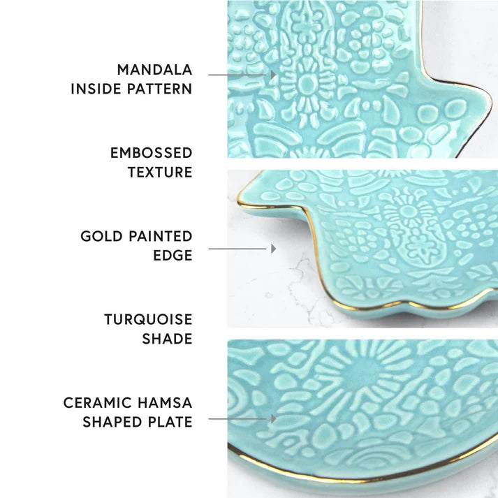 Hand Jewellery Dish – Ceramic Trinket Holder for Rings & Small Items