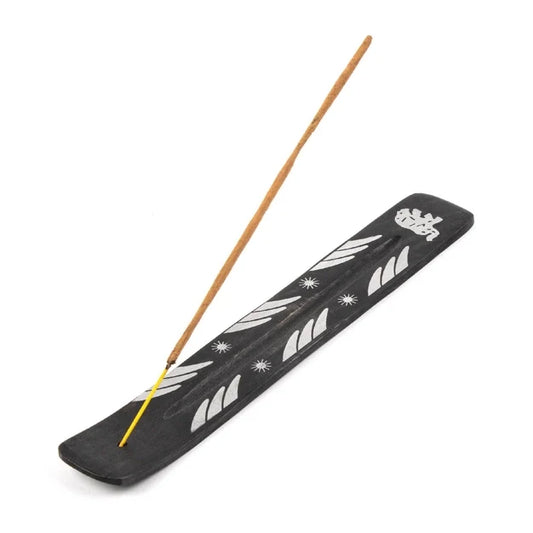 Black Elm Incense Holder • Handcrafted, Minimalist & Eco‑Friendly Home Fragrance Accessory