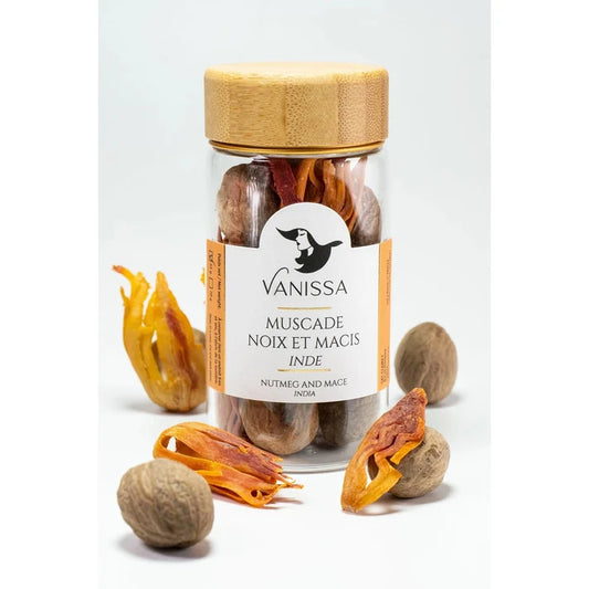 Nutmeg & Mace – India • 35g • Warm, Aromatic Spice Duo for Baking, Curries & Sauces - 