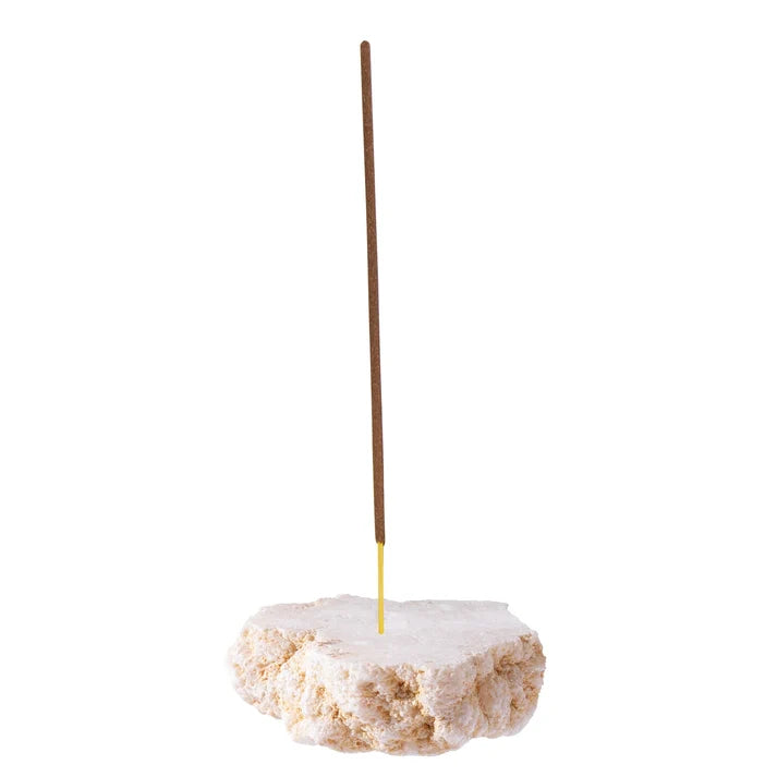 Quartz Geode Incense Holder – Crystal Burner for Sticks & Cones