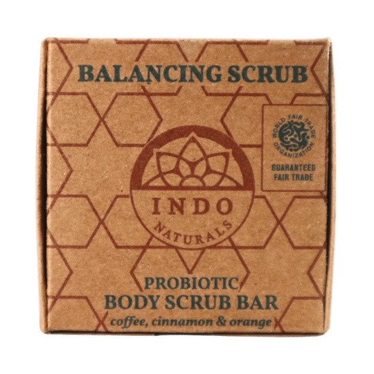 Balancing Body Scrub – Coffee, Walnut & Probiotic Exfoliator 60g