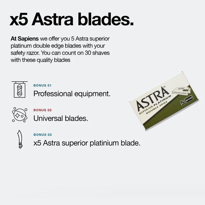 Sapiens Safety Razor (Wood Edition)