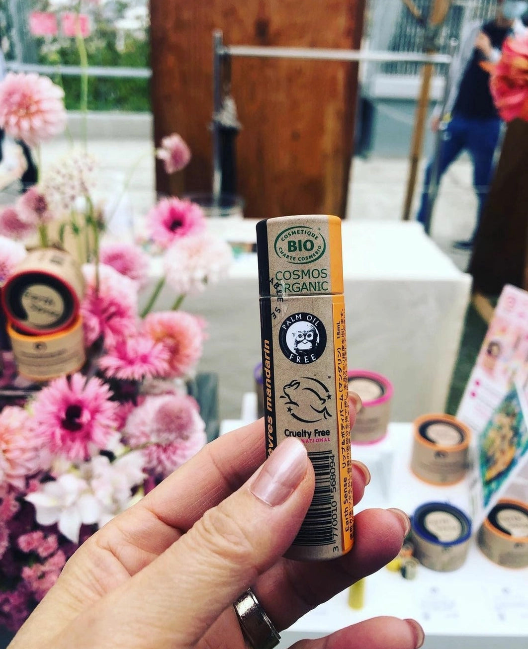 Organic Ginger Lip Balm – Warm, Revitalising Moisture in 100% Paper Packaging (15ml) - 