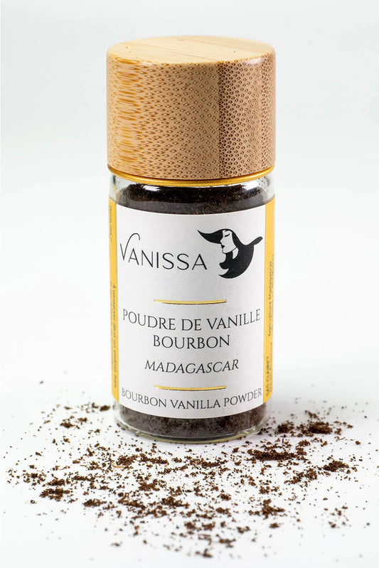 Bourbon Vanilla Powder 100% Crushed Bean -Madagascar 25g