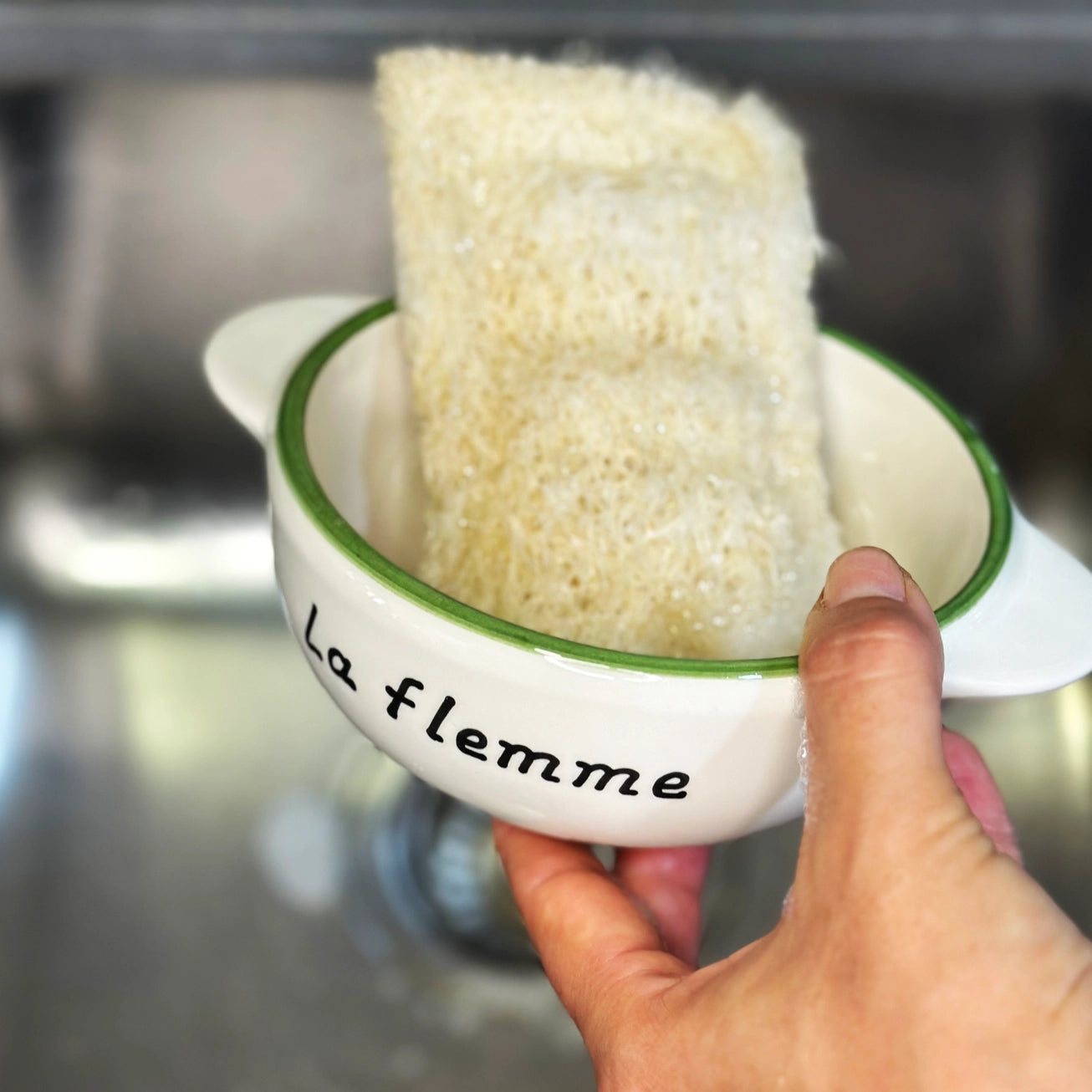 Loofah Dish Sponge – Natural Luffa Scrubber for Zero‑Waste Cleaning