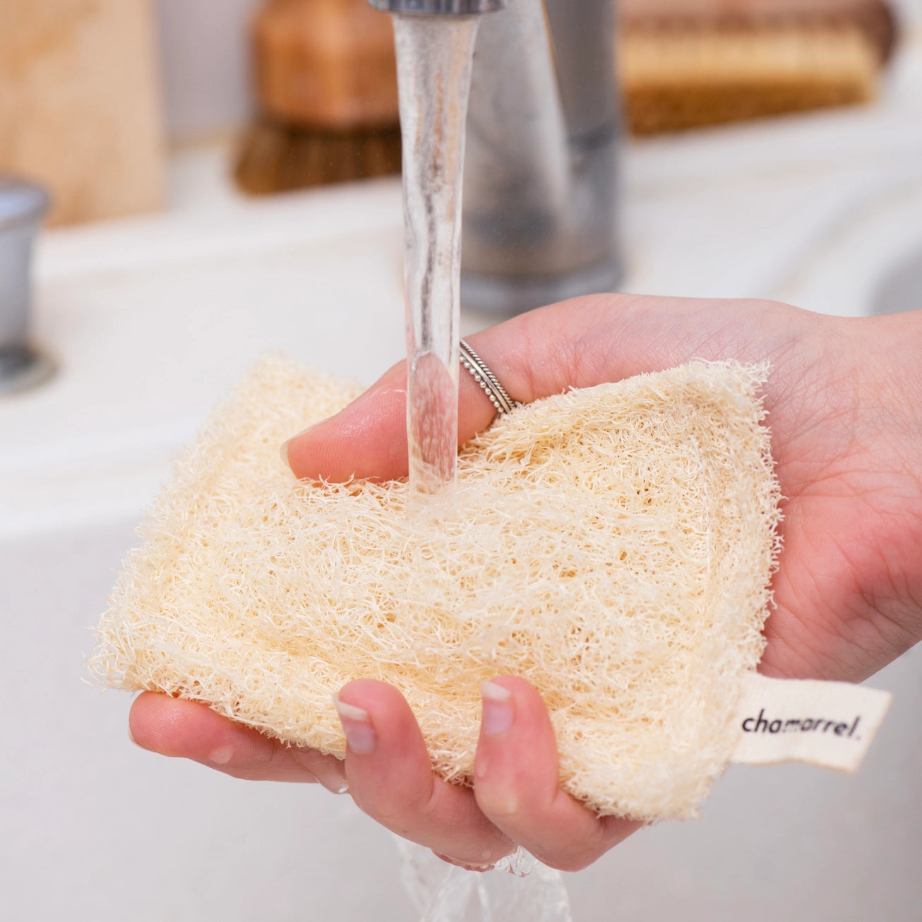 Loofah Dish Sponge – Natural Luffa Scrubber for Zero‑Waste Cleaning