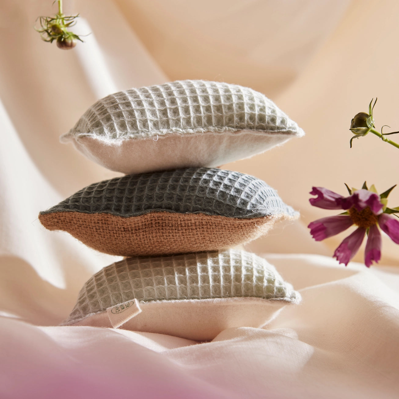 Organic Cotton & Jute Cleaning Sponge – Washable, Durable & Compostable