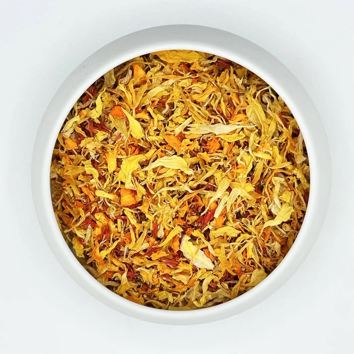 Dusk Edible Flower Petals – Calendula • 5g • Vibrant Natural Garnish for Baking, Tea & Culinary Decoration