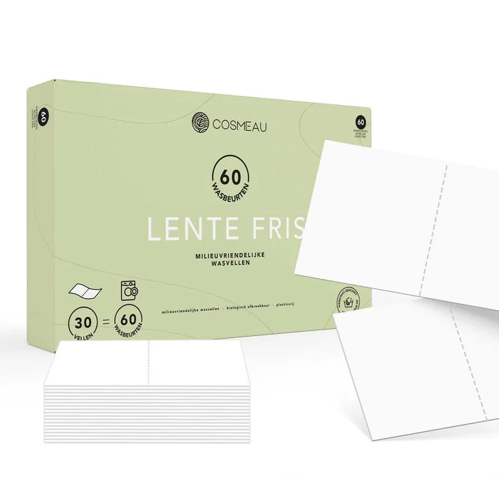 Cosmeau Laundry Sheets – Spring (20 Washes)