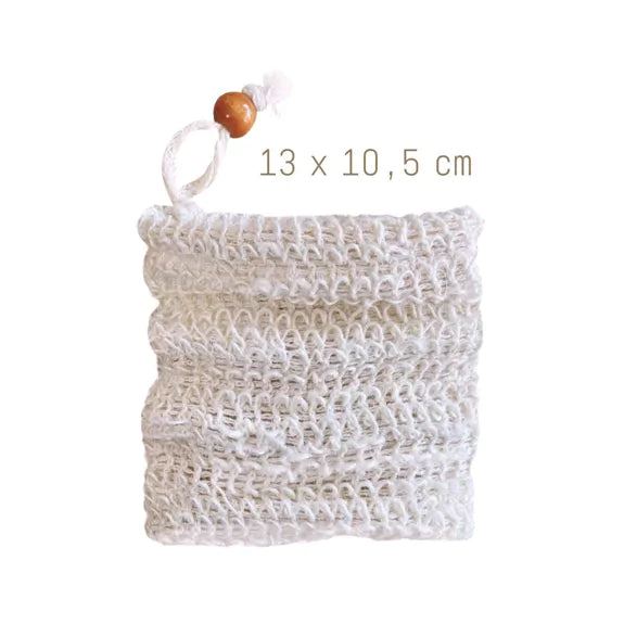 Hemp Soap Bag – Natural Exfoliating Pouch for Soap & Shampoo Bars