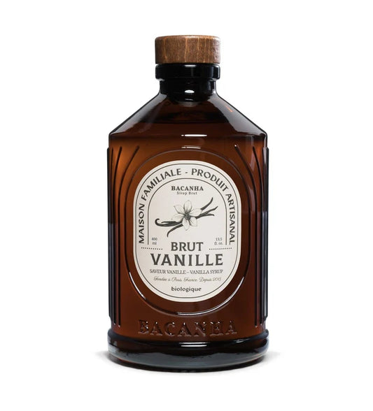 Organic Raw Vanilla Syrup – 400ml • Pure Vanilla Sweetener for Drinks & Desserts - 