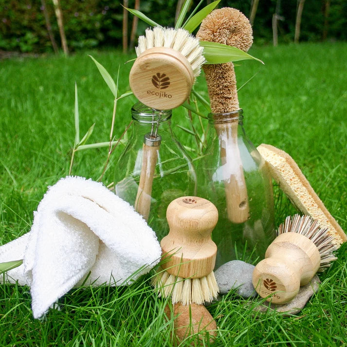 Eco‑Friendly Plastic‑Free Spring Cleaning Gift – Dish Brush Set • Sustainable Kitchen Essentials - 
