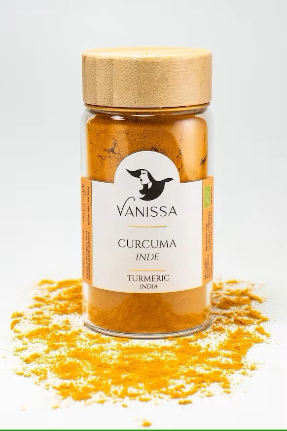 Organic Turmeric Powder – India • 50g • Golden Spice for Cooking & Wellness