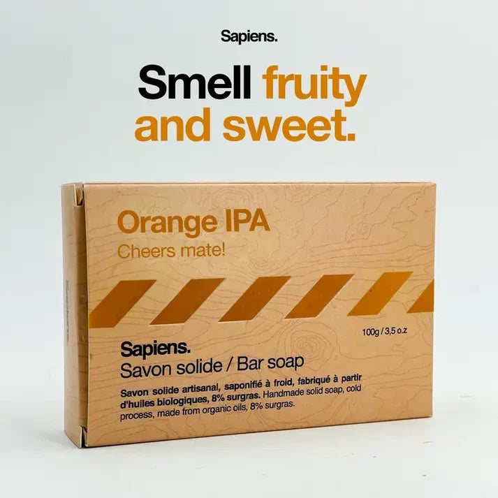 Solid Soap for Men (Orange IPA) – 100g