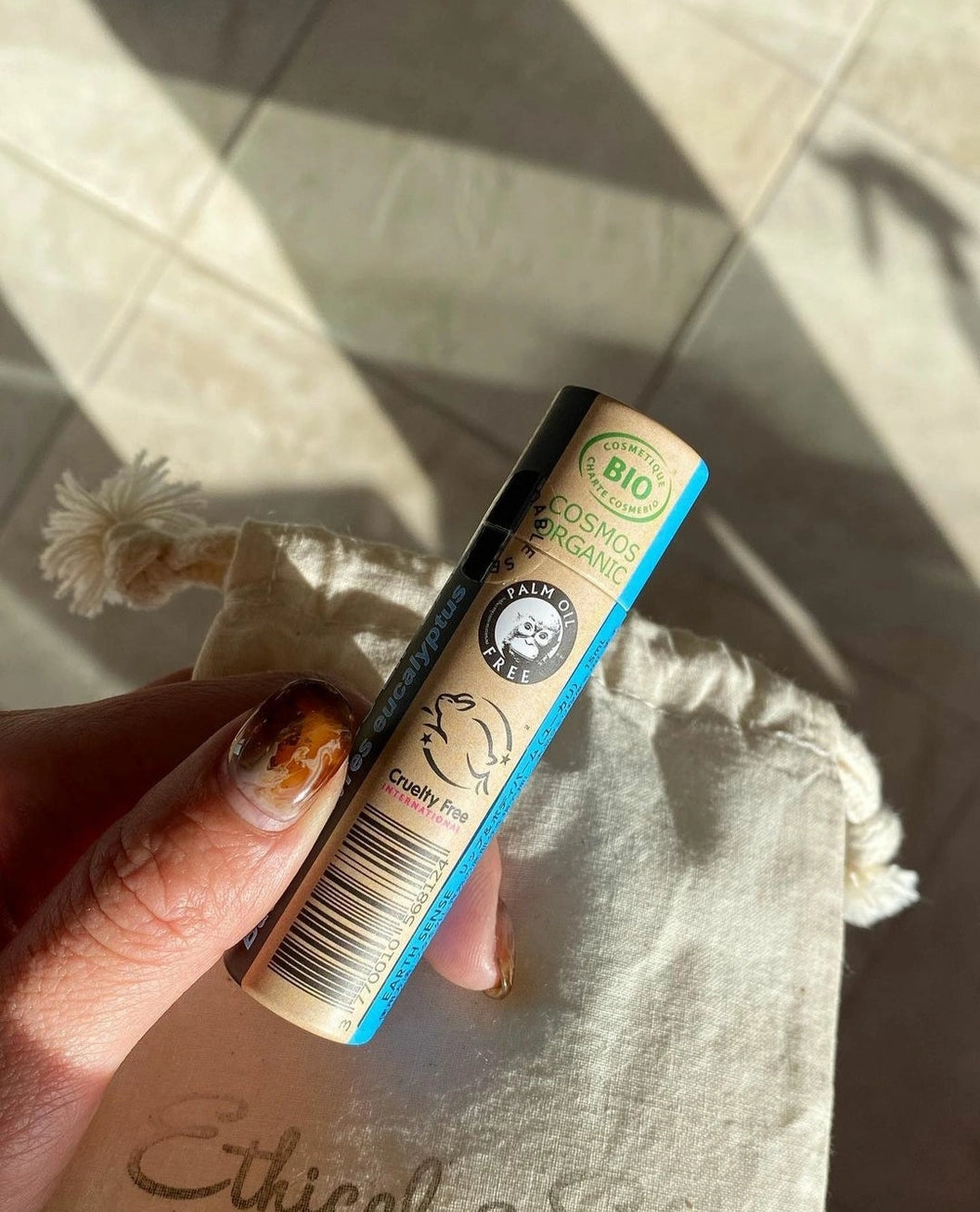 Organic Eucalyptus Lip Balm – Cooling Nourishment in 100% Paper Packaging