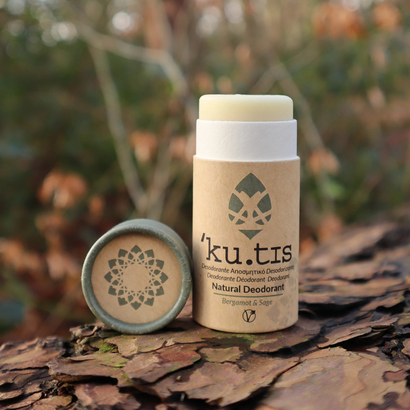 Bergamot, Rosemary & Sage Natural Deodorant – Award‑Winning Crisp & Woody Freshness (55g)
