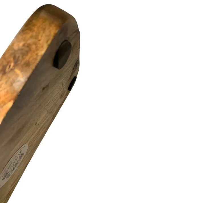 XL Mango Wood Soap Holder – Large Wooden Dish with Free Soap Bag