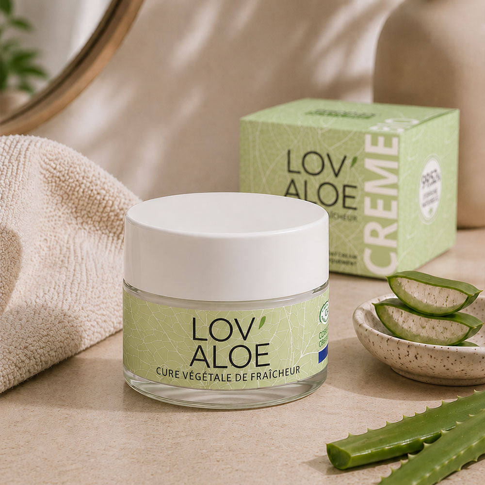 Lov’Aloe Organic Aloe Vera Gel – Pure Hydrating & Soothing Skincare 50g