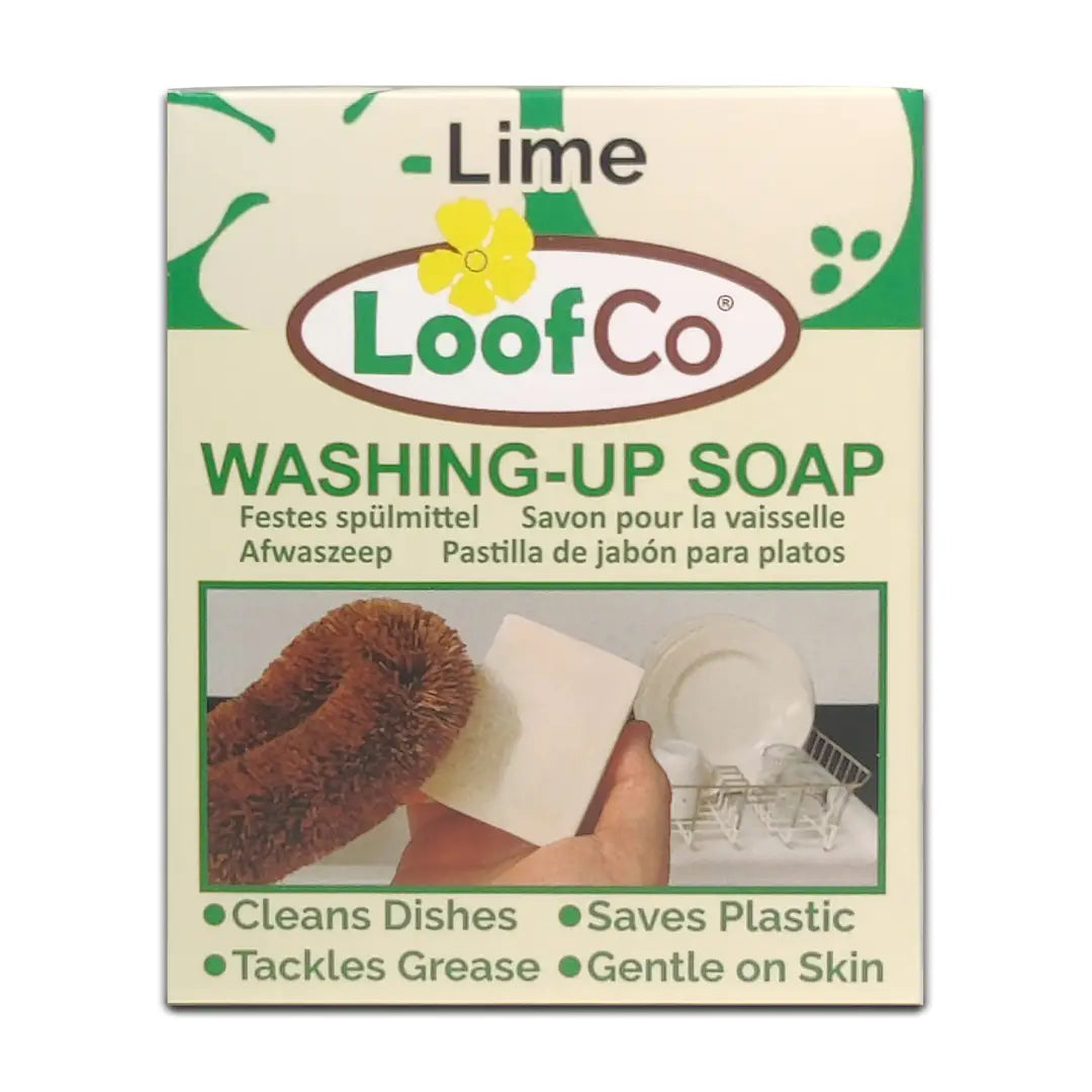 Washing‑Up Soap Bar – Plastic‑Free Dish Soap with Lime Essential Oil (100g)