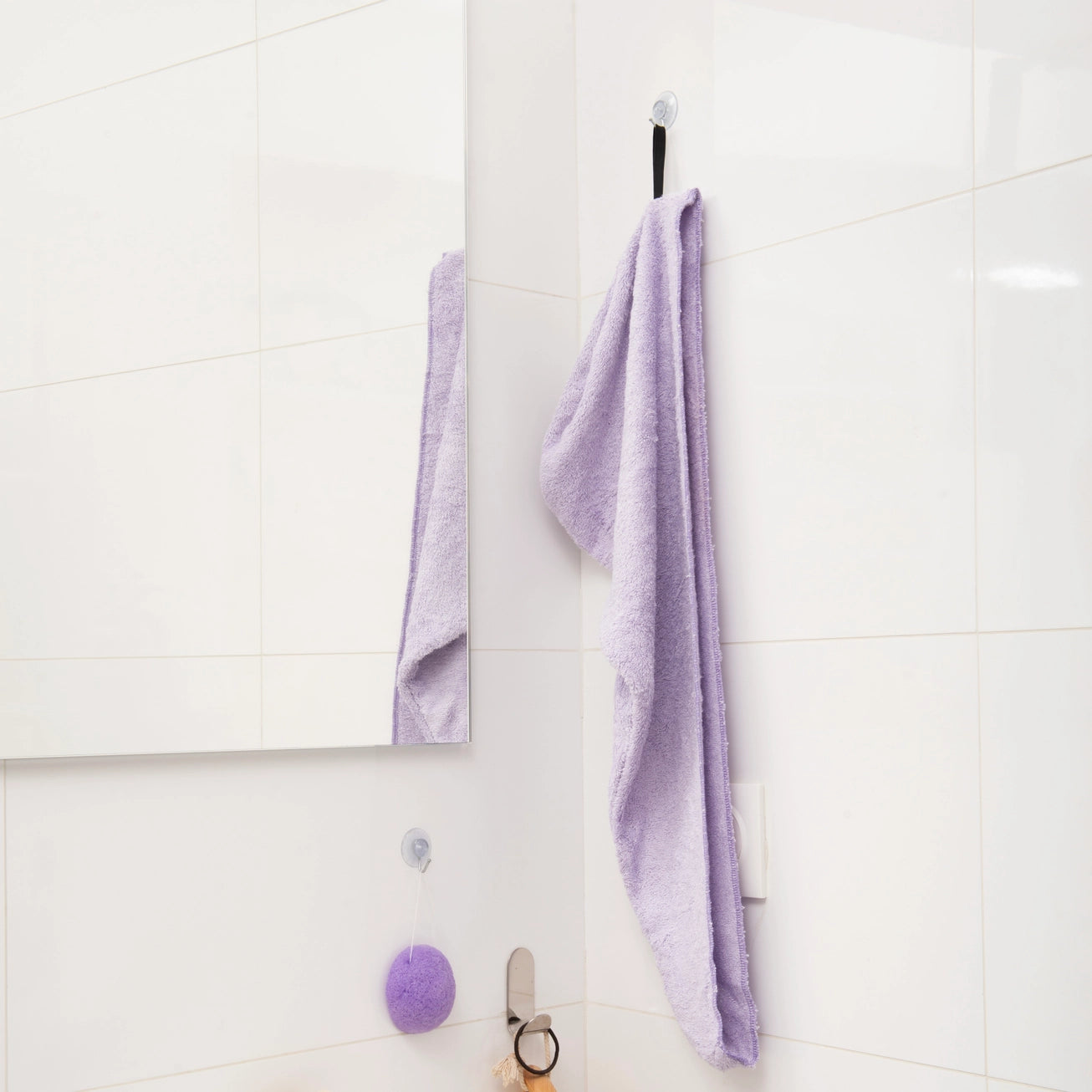 Oeko‑Tex Bamboo Hair Towel – Ultra‑Absorbent, Ergonomic & Made in France
