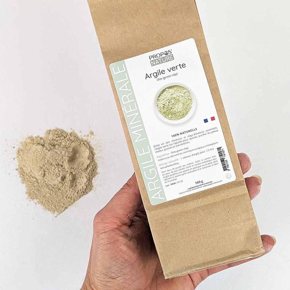 Green Clay – Ultra‑Fine Natural Argile Verte for Purifying Skincare 100g