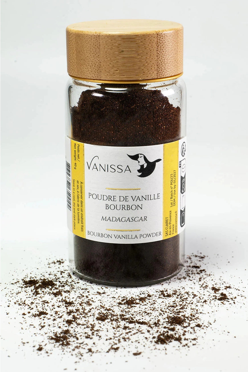 Bourbon Vanilla Powder 100% Crushed Bean -Madagascar 25g