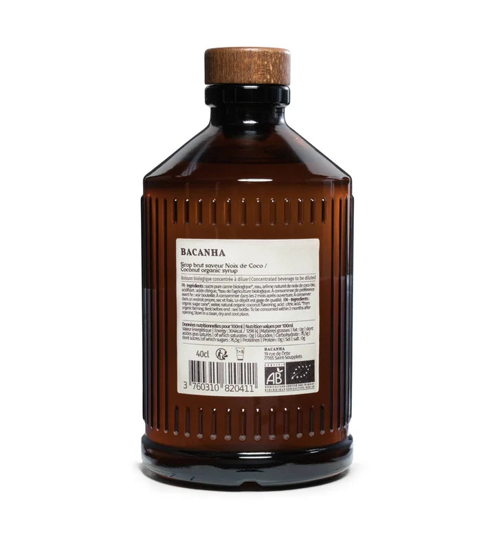 Organic Raw Coconut Syrup – 400ml • Natural Sweetener from Coconut Blossom Nectar