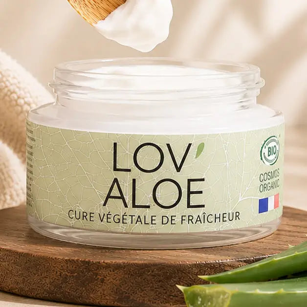 Lov’Aloe Organic Aloe Vera Gel – Pure Hydrating & Soothing Skincare 50g