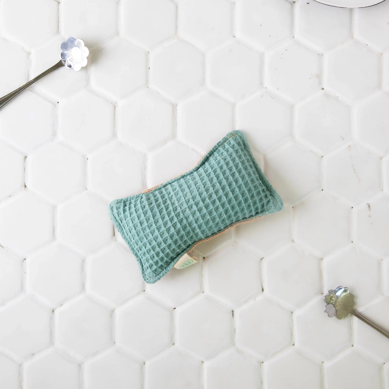 Organic Cotton & Jute Cleaning Sponge – Washable, Durable & Compostable