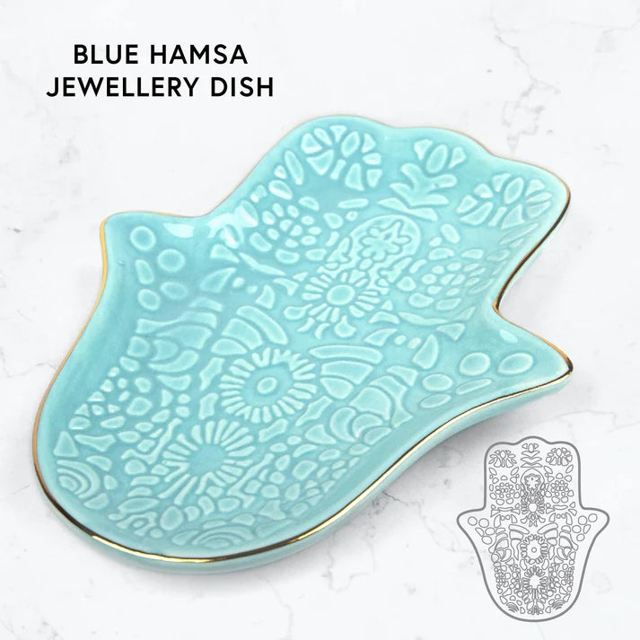Hand Jewellery Dish – Ceramic Trinket Holder for Rings & Small Items