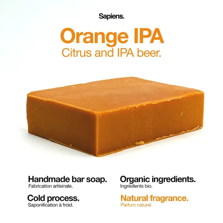 Solid Soap for Men (Orange IPA) – 100g