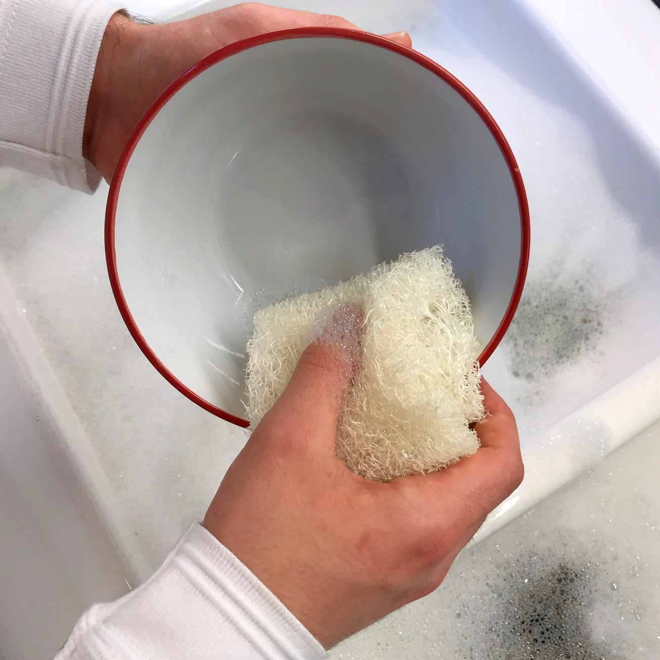 Washing‑Up Pad – Natural Loofah Sponge for Plastic‑Free Dishwashing