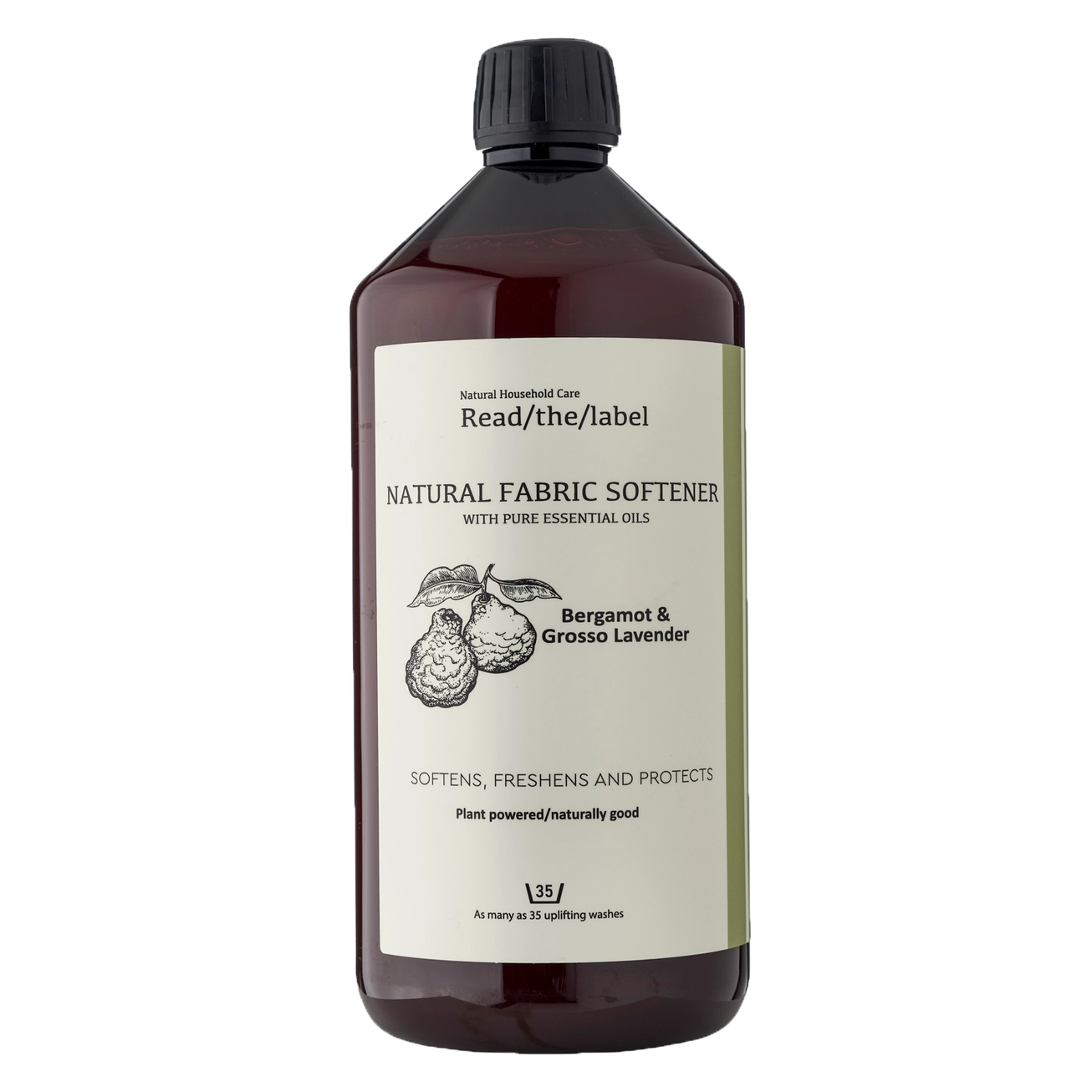 Natural Fabric Softener – Bergamot & Grosso Lavender (1000ml)