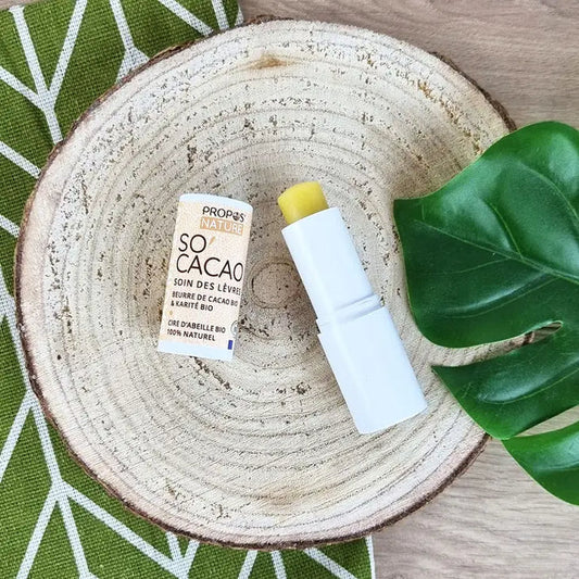 Organic Cacao Lip Balm – Nourishing Natural Cocoa Butter Stick - 