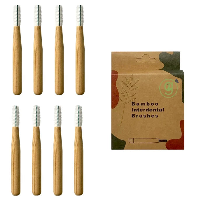 Bamboo Interdental Brushes – Eco‑Friendly Dental Cleaning Set (8 Pieces)
