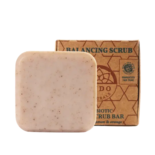 Balancing Body Scrub – Coffee, Walnut & Probiotic Exfoliator 60g