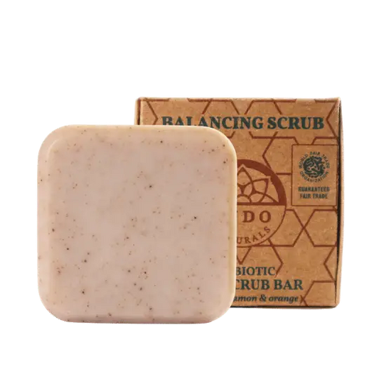 Balancing Body Scrub – Coffee, Walnut & Probiotic Exfoliator 60g