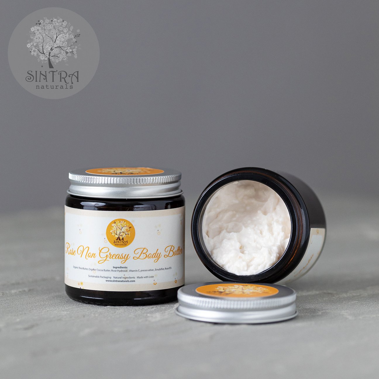 Rose Hand Cream – Shea, Mango & Almond Moisturiser 120ml - 