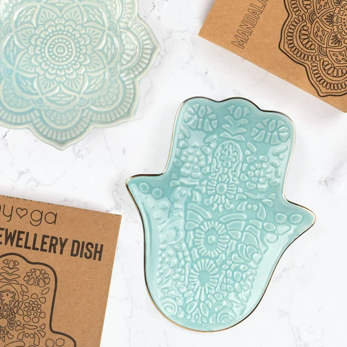Hand Jewellery Dish – Ceramic Trinket Holder for Rings & Small Items