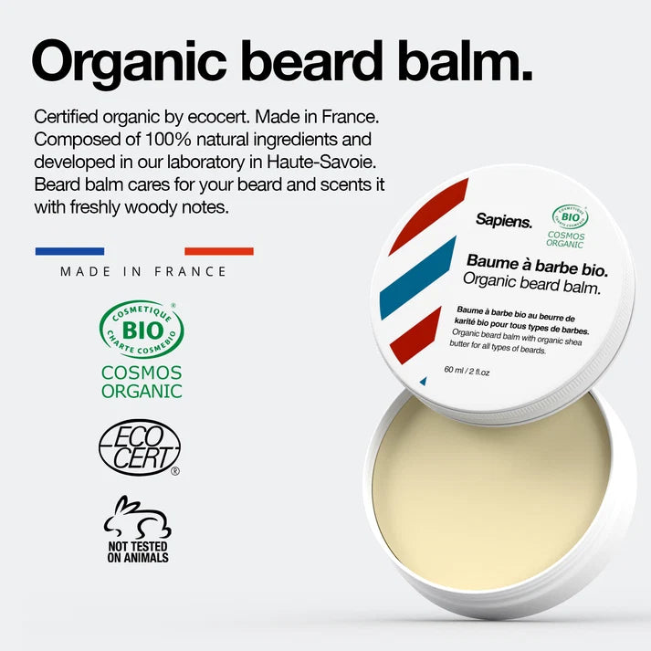 Organic Beard Balm (Fresh X Woody)