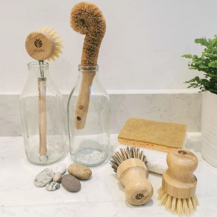 Eco‑Friendly Plastic‑Free Spring Cleaning Gift – Dish Brush Set • Sustainable Kitchen Essentials - 