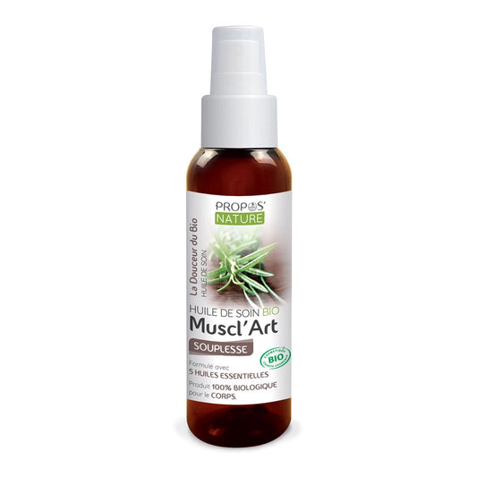 Muscl’art Organic Massage Oil – Muscles & Joints – 100ml - 