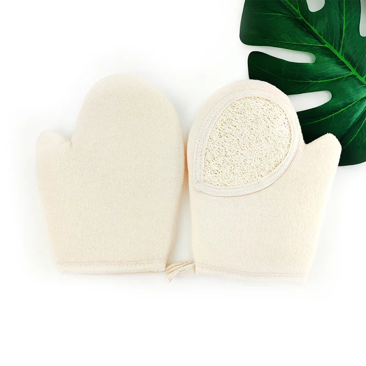 Natural Loofah Body Scrub Glove – Organic, Plastic‑Free Exfoliating Bath Accessory