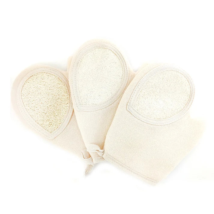 Natural Loofah Body Scrub Glove – Organic, Plastic‑Free Exfoliating Bath Accessory