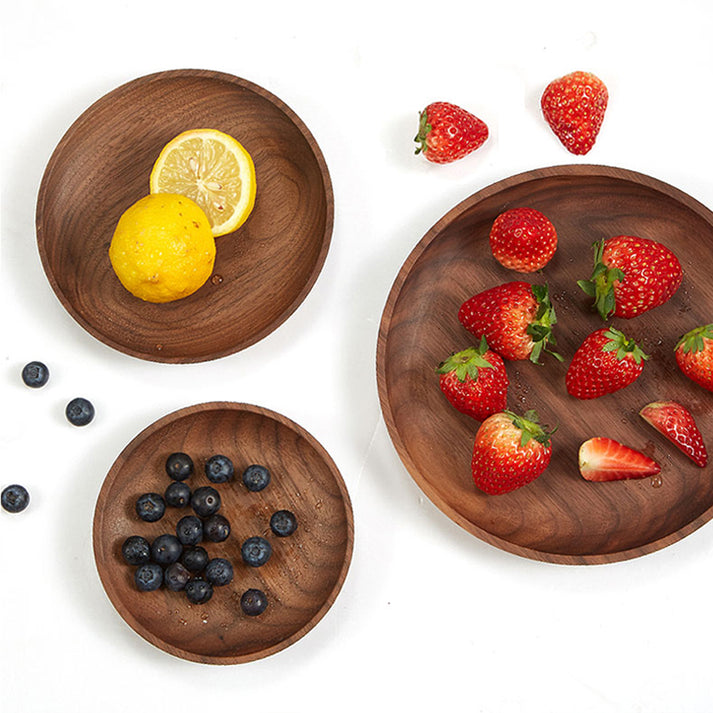 Acacia Plate • Eco‑Friendly, Durable & Naturally Beautiful Wooden Tableware